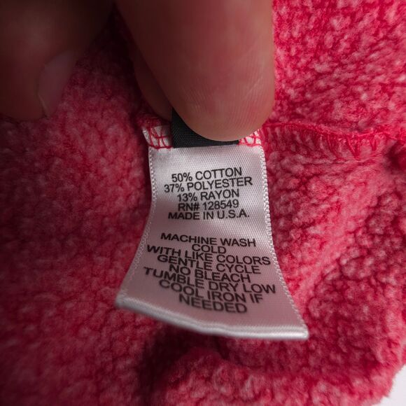 AVIATOR NATION Relaxed Pullover Hoodie Fleece Sweatshirt Athleisure Lounge Red - Picture 11 of 11